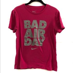 Nike slim fit Bad AIR Day cotton tee GUC